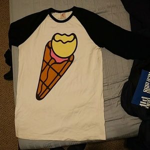 Ice Cream Baseball Tee